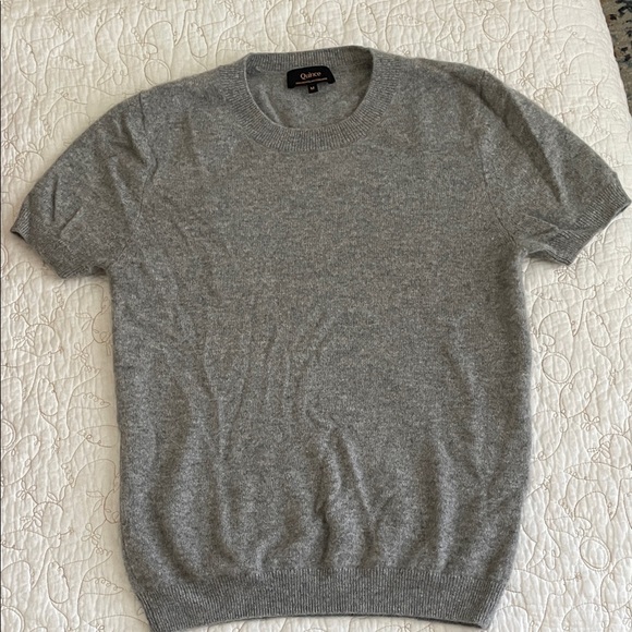Quince Heather Gray Short Sleeve Tee - Picture 2 of 3